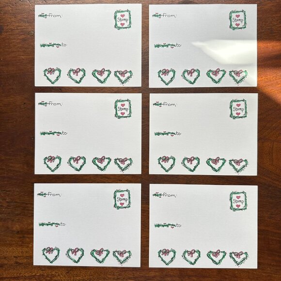 6ct To and From Postcard Notes - Picture 3 of 11